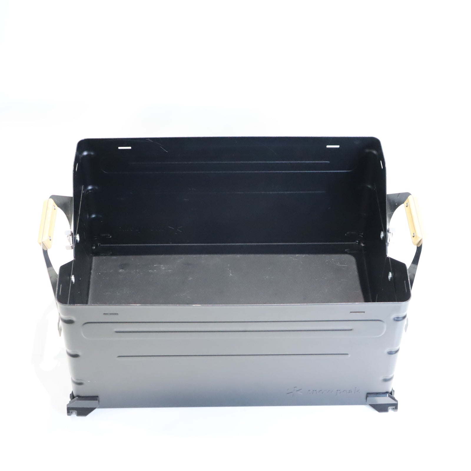 限定品　 peak シェルフコンテナ 50 FES-038-BK シェルフコンテナ 50 ブラック (FES-038-BK) – スノーピークリユース