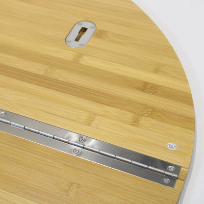 フォールディングテーブルオーバル竹 (LV-231)