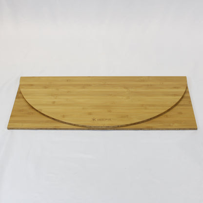 フォールディングテーブルオーバル竹 (LV-231)