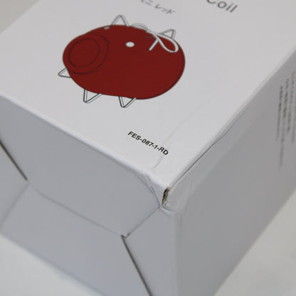 ｱﾙﾐ蚊取り豚ﾐﾆ ﾚｯﾄﾞ (FES-087-1-RD)